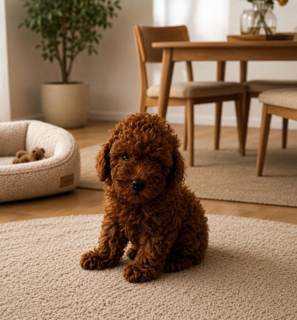RED BROWN POODLE YAVRULARIMIZ