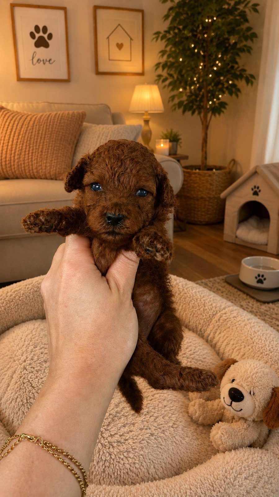 BÜYÜMEYEN BOY RED TOY POODLE