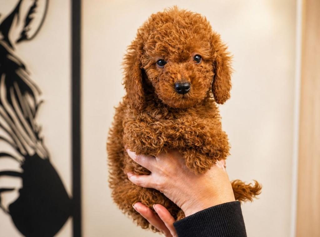 1 MART DOĞUMLU POODLE DİŞİ ORJİNAL RED YAVRULARIMIZ