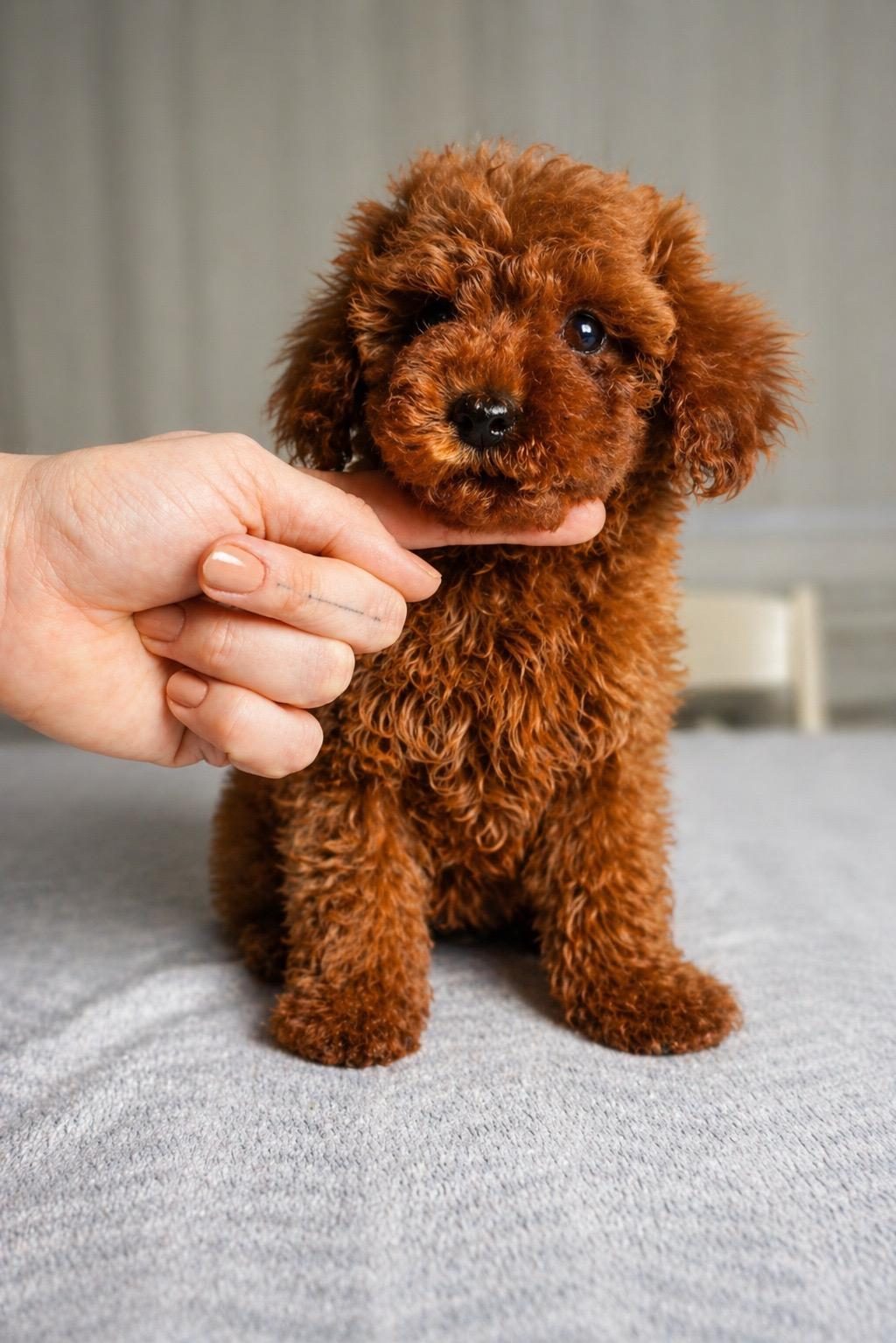 SAĞLIK GARANTİLİ DİŞİ RED BROWN TOY POODLE